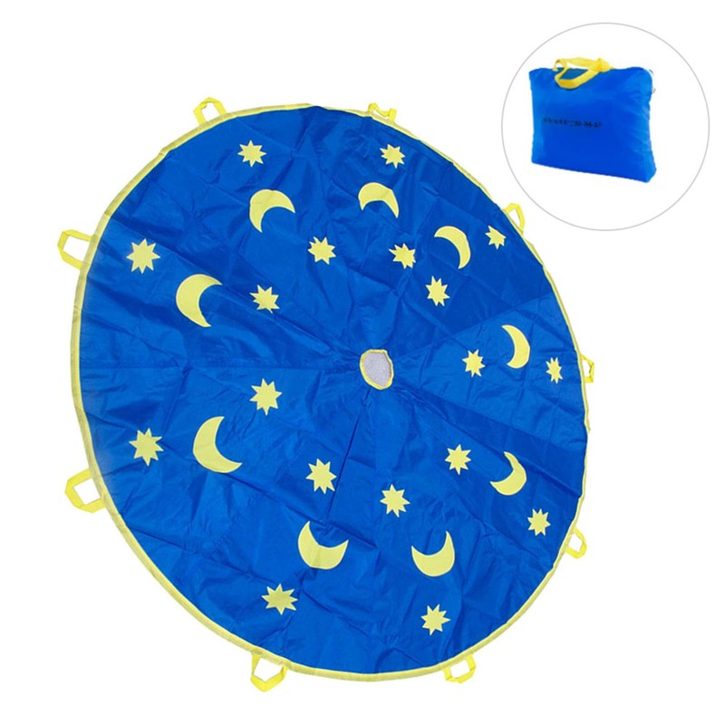 1.8M Outdoor Children Sports Rainbow Umbrella Kids Jump Sack Play