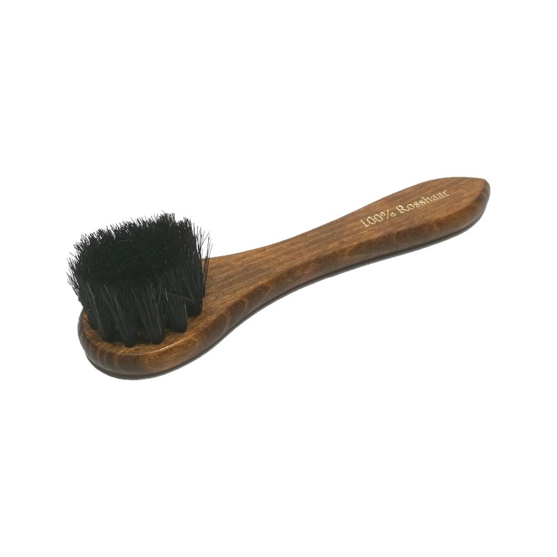 HEBOLD Schuhmacherei Set of 5 Shoe Brushes Made of Horse