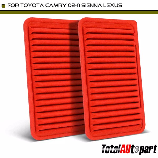Unbranded 2x High Performance Engine Air Filter for Toyota Camry