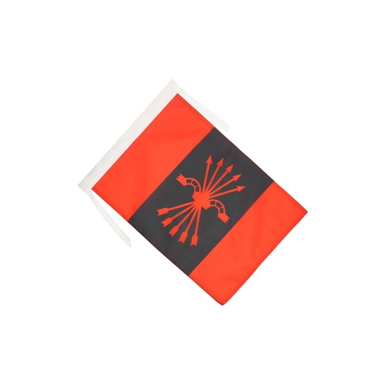 Falange Española de las JONS Flag 18'' x 12'' cords