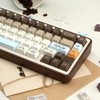 JOLINTAL 130 Keys Otter Coffee Theme Keycaps, Customized PBT Keycaps
