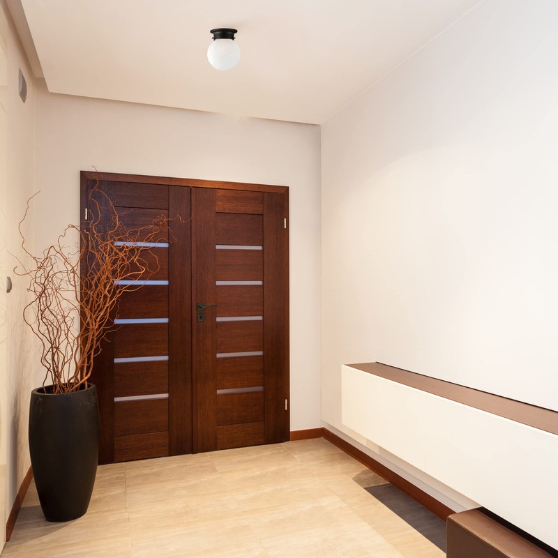 Design House 514521 Traditional 1 Indoor Ceiling Mount Globe Light