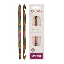 KnitPro Symfonie Double Ended Crochet Hook | 7.00-8.00mm