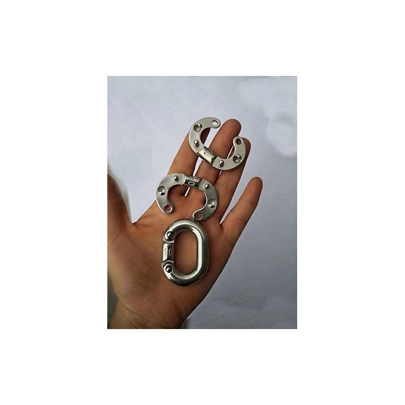 JY-MARINE Security Chain Connecting Link 316 Stainless Steel Heavy Duty