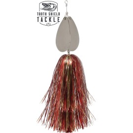 Tooth Shield Tackle 310 Musky Bucktail Muskie Inline Spinner (Goldie Locks)