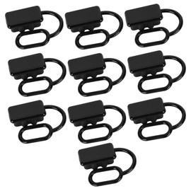10Pcs Dust Cap Plastic Connector Black Small Protection Cover for 120A Forklift