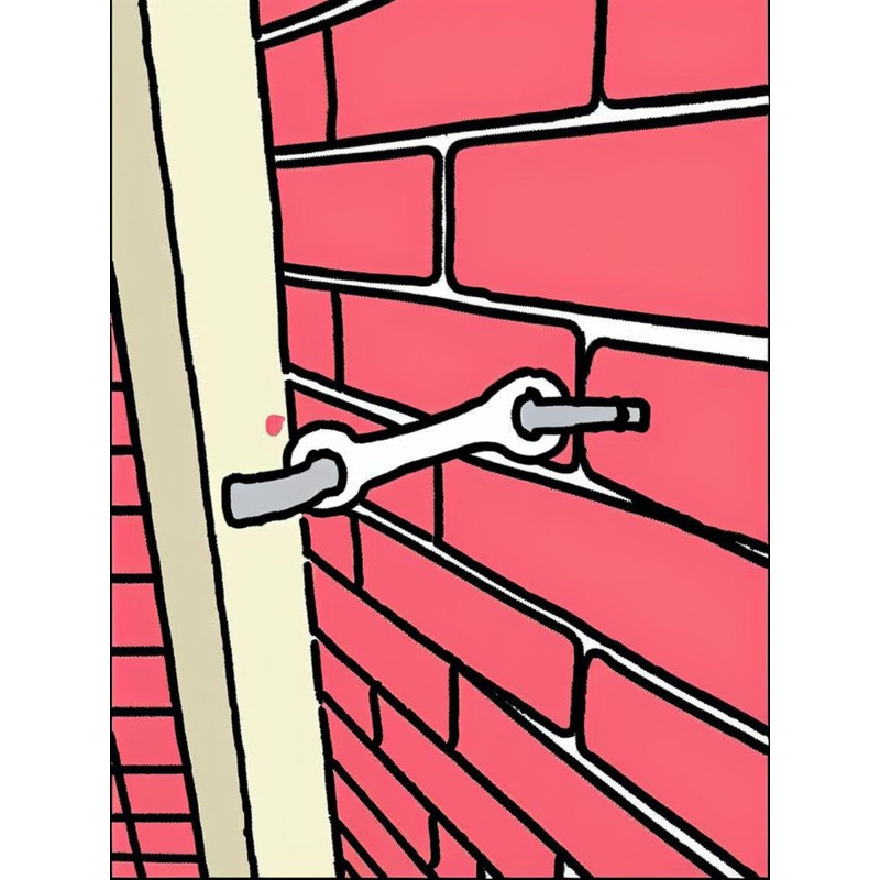 (2-Pack) French & Patio Door Stay/Hook & Eye Latch Style