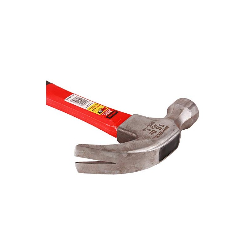 Mikels MUC-16 Martillo de Uña Curva, Mango de Fibra de
