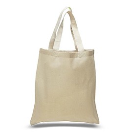 Set of 20 Cotton Canvas Tote Bags Reusable Blank Art Craft, Grocery Shopping Bag (Natural)