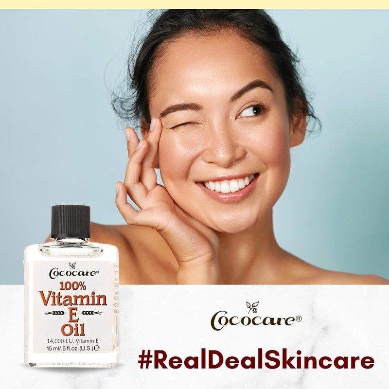 COCOCARE 100% Vitamin E Oil, 14000 I.U., 0.5 Fl Oz