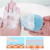 INNERNEED Soft Silicone Facial Cleansing Brush Manual Face Scrubber Exfoliating