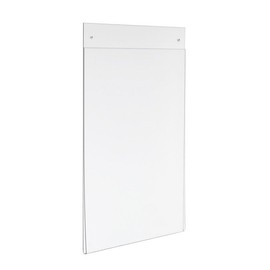 Wall Mount Acrylic Sign Holder, Clear Display, Customize Size