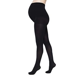 Conte Maternity Wear Opaque Tights during Pregnancy with Support Effect, Amore 60 Den, Black (Nero), Large