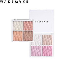 WAKEMAKE Glow Contouring Highlighter Palette 7.8g, Color:02 Cool Glow