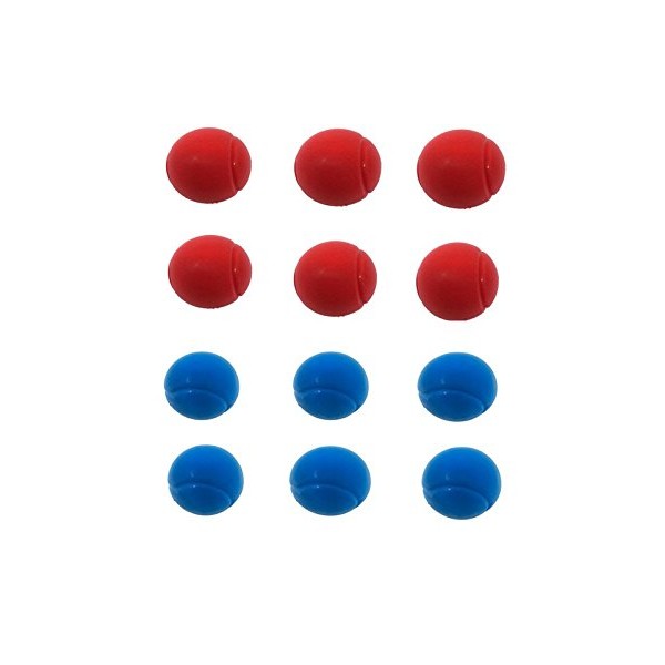 E-Deals 70mm Foam Balls - Bundle Pack of 6 Blue