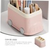 jojofuny Multi Grid Pen and Pencil Holder Versatile Plastic Desk