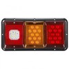 Partsam 2x LED Triple Tail Lights 45 LEDs Rectangle Vertical