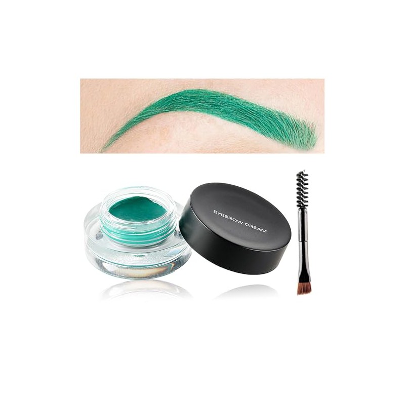 Pomada para Cejas Eyebrow Pomade Gel, Waterproof Long-Lasting, Green