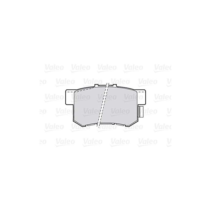 Valeo 301682 Brake Pad Set Disc Parking Brake