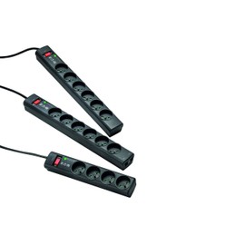 Power Strip / Surge Protector - Eaton Protection Strip 4 FR - PS4F - 4 Sockets FR - Black