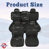 EDIETH Front and Rear Seat Covers for Toyota 4Runner 2011–2024