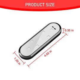 KHGUZ KHGUZ 2PCS Car Door LED Lights Projector, 7 Colors Magnetic Vehicle Wireless Sill Courtesy Warning Lamp, USB Rechargeable Auto Interior Ambient Sensing Welcome Lights, Universal Fit