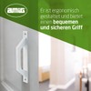 Amig - Türgriff mit geraden Linien aus Alumnium | Weiße