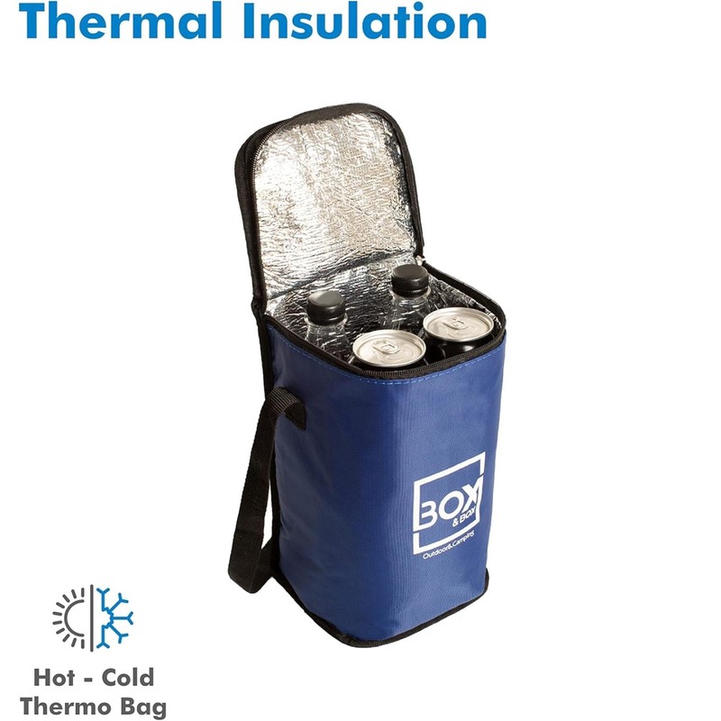 Camp&Fire 6 Litre Small Cooler Bag. Insulated Thermal Bag with
