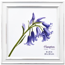 inspire By Hampton PALOMA 8x8 (20x20cm) White Square Picture Photo Frame Glass IBH-PAL301988W