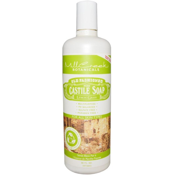 Mill Creek Castile Soap-Lemon Grass - 16 fl.oz./473 ml