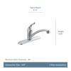 Moen Chateau Chrome One-Handle Low Arc Kitchen Faucet for 3-Hole