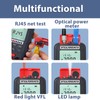 20KM Fiber Optic Power Meter Red Light VFL Visual Fault