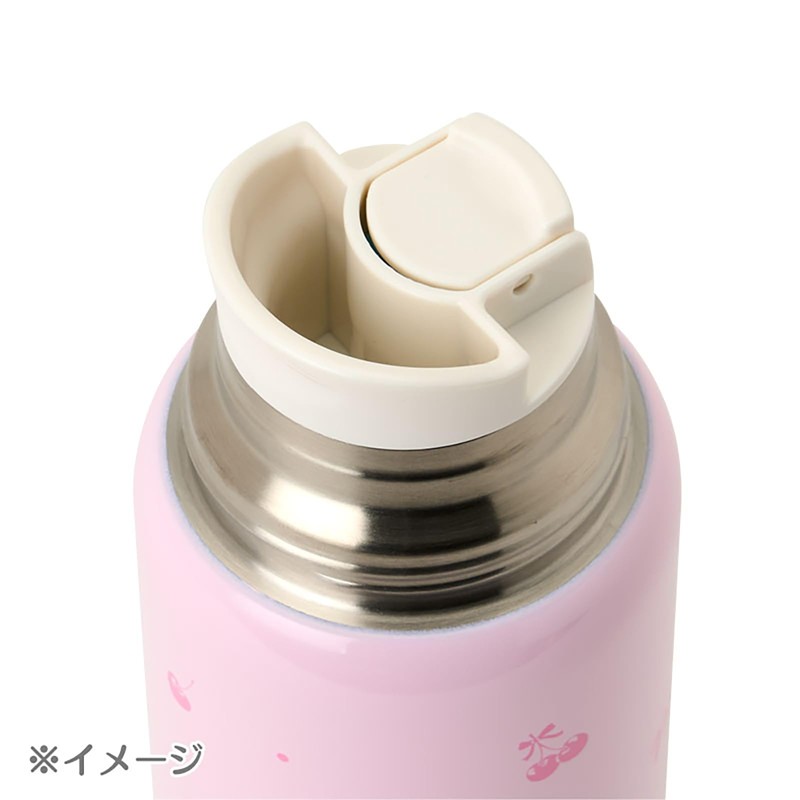 Sanrio 2WAY Stainless Steel Bottle, Kuromi, for Children, Keeps Hot