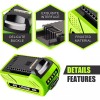 For GreenWorks 40V For Greenworks G-MAX Lithium Battery 29472 29462