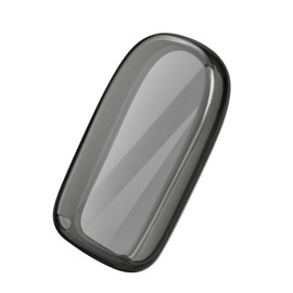 OFFCURVE Transparent Key Fob Cover for Dodge Key Fob Case for Dodge Charger Challenger Dart Journey Durango Grand Caravan RAM Chrysler 200 300 Smart Key Car Accessories Key Protector, Black