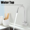 G1/2 Sink Faucet Wall-in 360 Degree Rotating Water Tap Single
