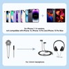 Mini Microphone for iPhone iPad Small ASMR Tiny Microphone for