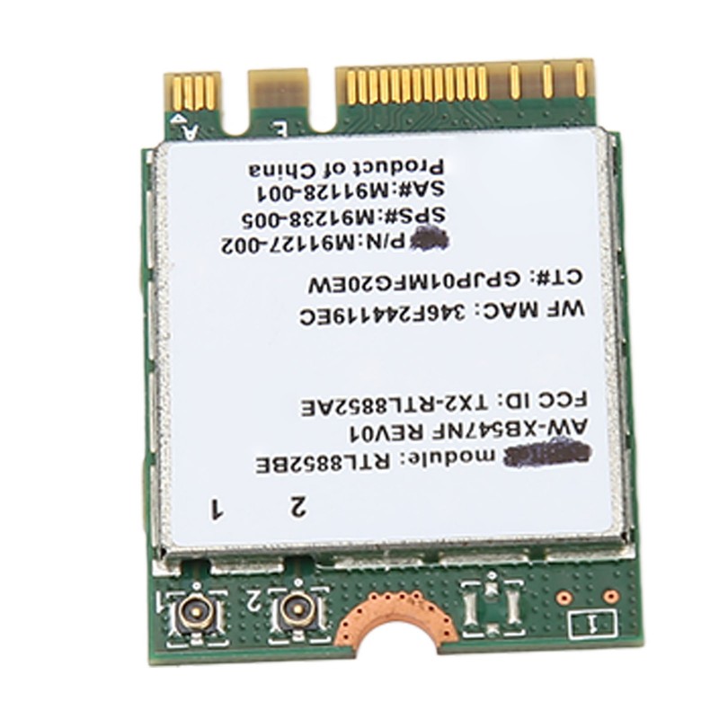 RTL8852BE Network Card 2.4G 5G Dual Band 1800Mbps Bluetooth 5.2