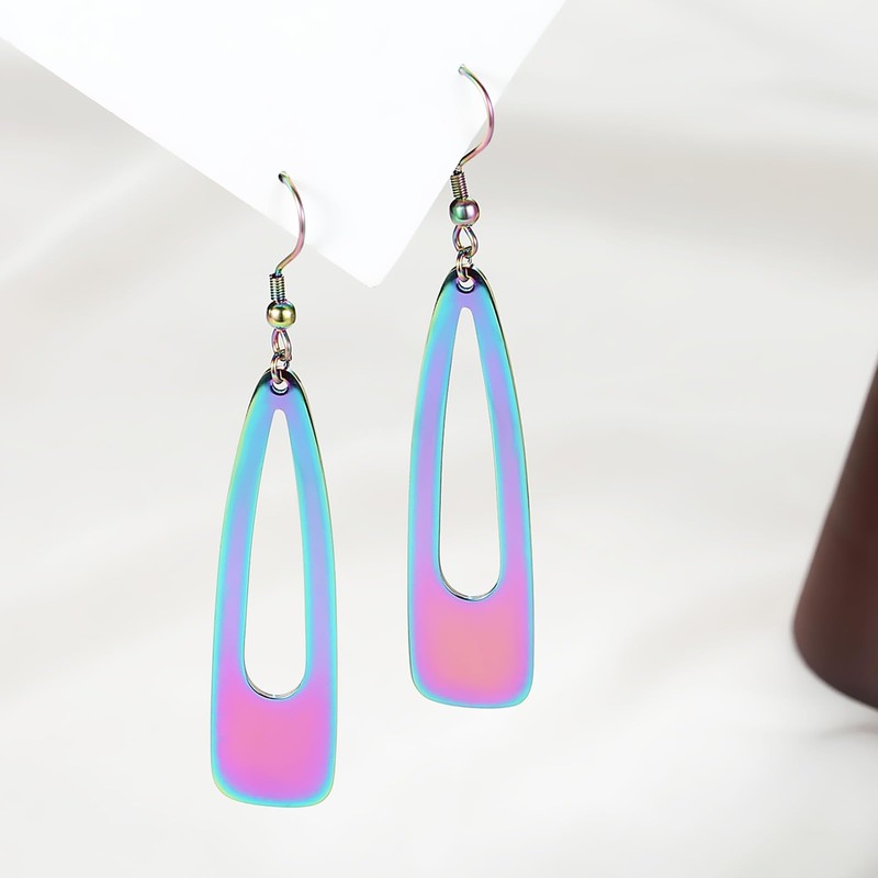 REELMAR Elegant Long Teardrop Dangle Earrings for Women Trendy -