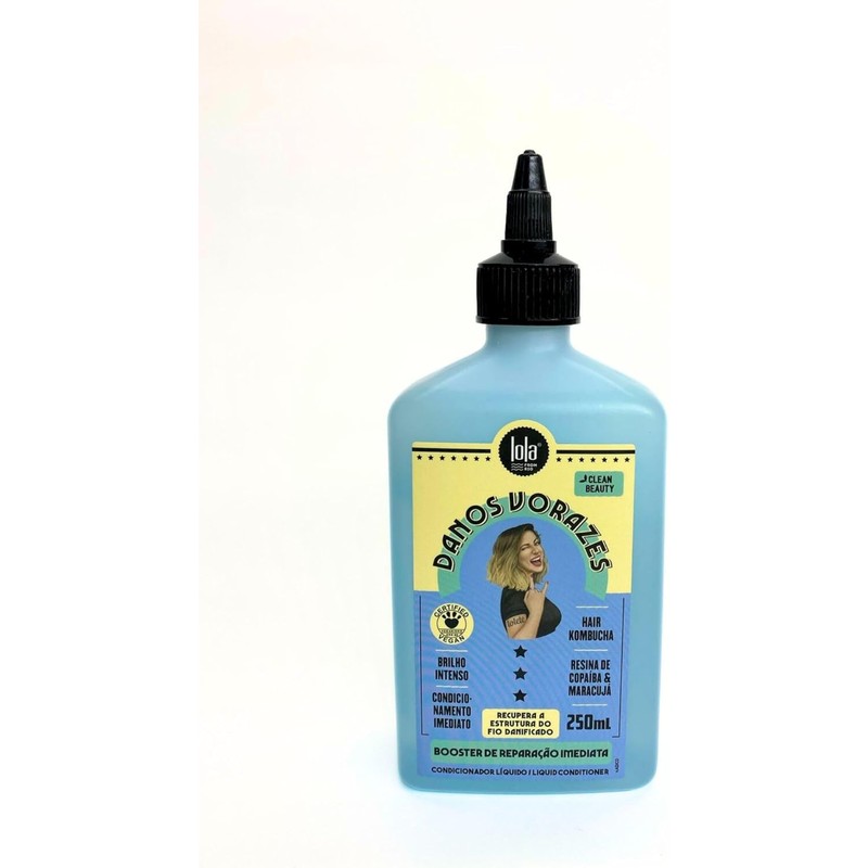 Danos Vorazes Kit Shampoo Fortalecedor 250ml, Booster de reparacion 250ml,