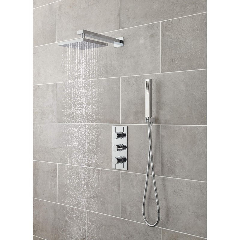 Hudson Reed A3264 Square Outlet Elbow with Parking Bracket Plus