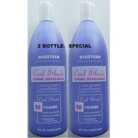 Dioxygen Professional Cool Shade Creme Developer 20 Volume 32 Fl. Oz
