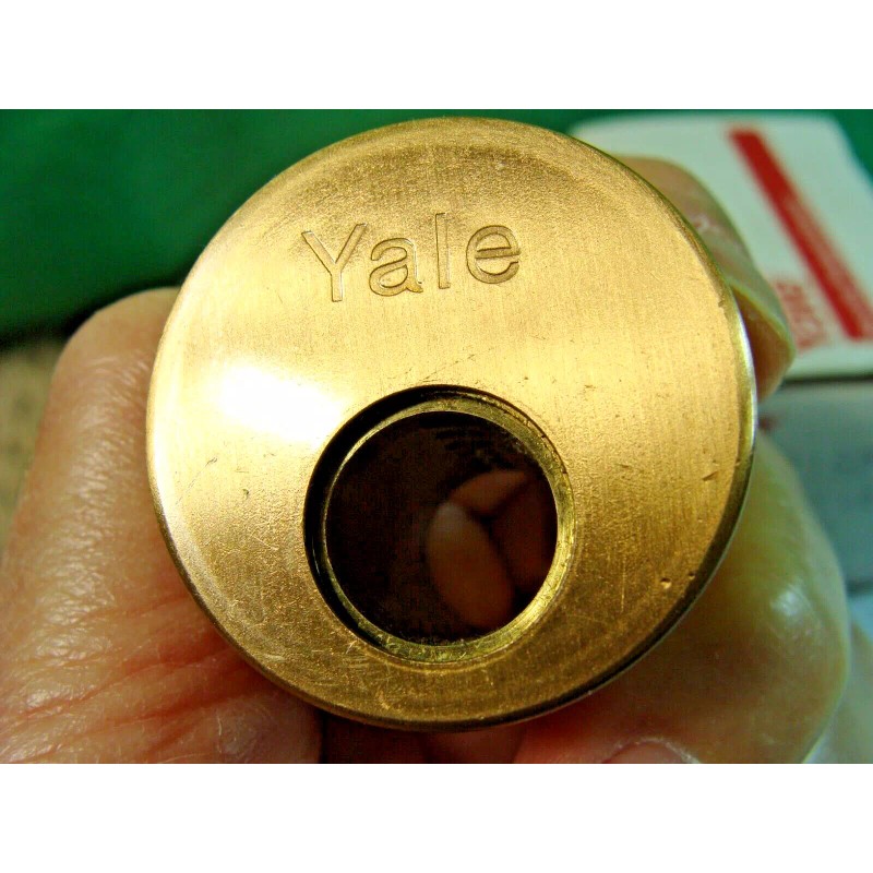Yale Shell Lock 1152 US10 Brass-finish NIB NOS