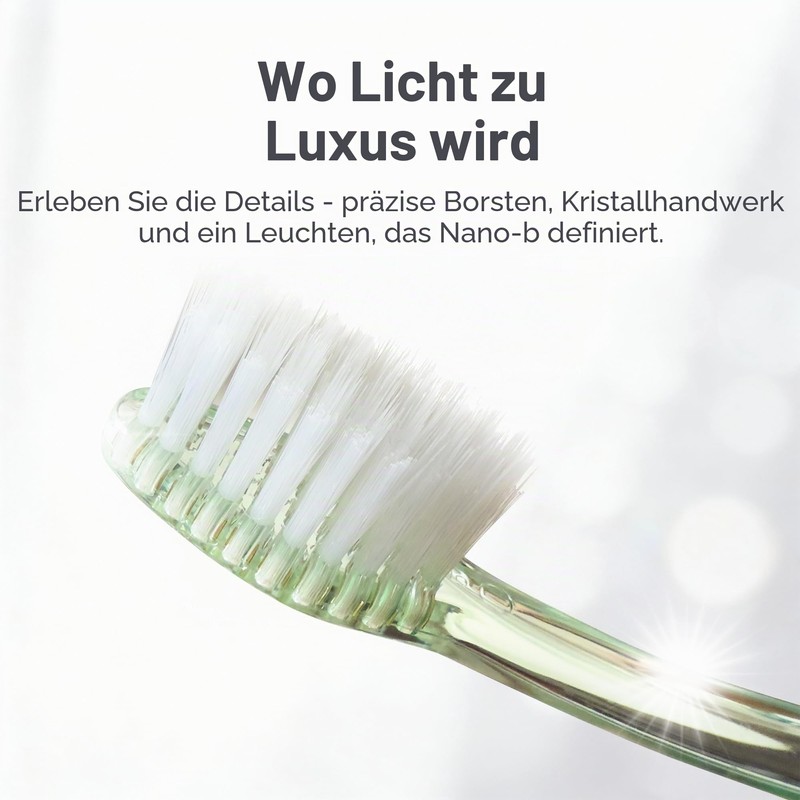 Nano-B Gold&Charcoal - an antibacterial toothbrush with advanced gold impregnated