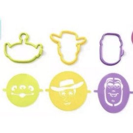 Pampered Chef set of new pampered chef toy story cookie mold/ stencil 6 pieces FS