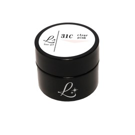 LinoGel Lino Gel Color Gel, 0.2 oz (5 g), LED / UV Light Compatible, 31C, Clear Pink, Professional Gel Nail Color, Nail Gel Nail Color, Single Item