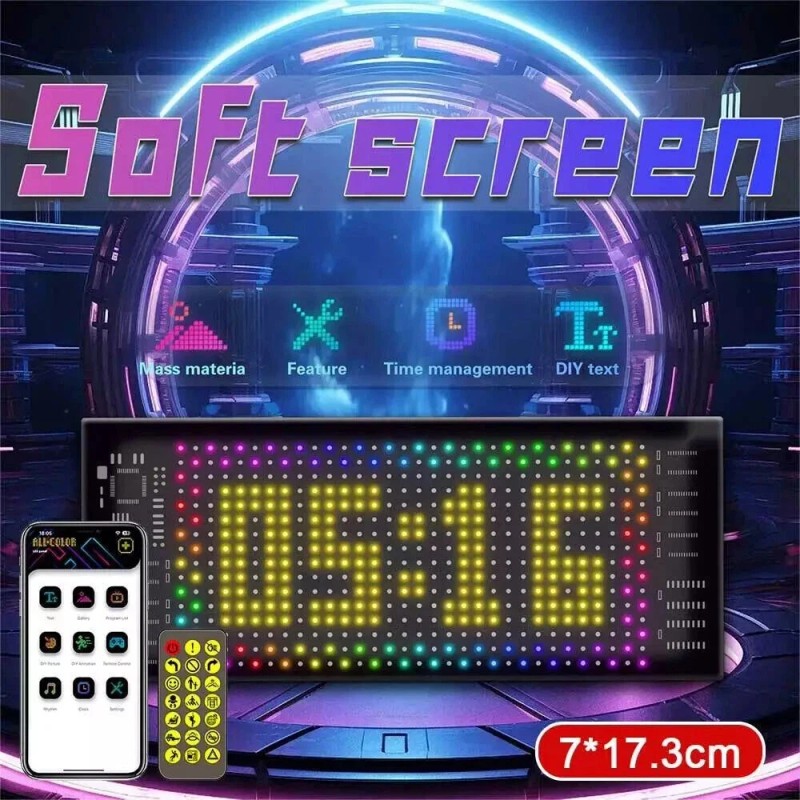 OPRAH 6.8'' Devil Eyes Light for Car LED Display Screen