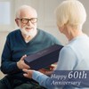 60th Anniversary Wedding Gift For Parents Couple,60th Anniversary Decorations Crystal
