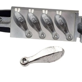 Do it Mold Bank Sinker Casts 4-3oz Sinkers - Do it Mold 1107 BK-4-3Z