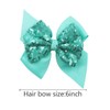20PCS Sequin Hair Bows 6Inch Large Big Glitter Sparkly Reversible